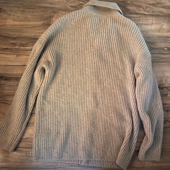 Quince Ribbed Cardigan Sweater - Picture 4 of 4